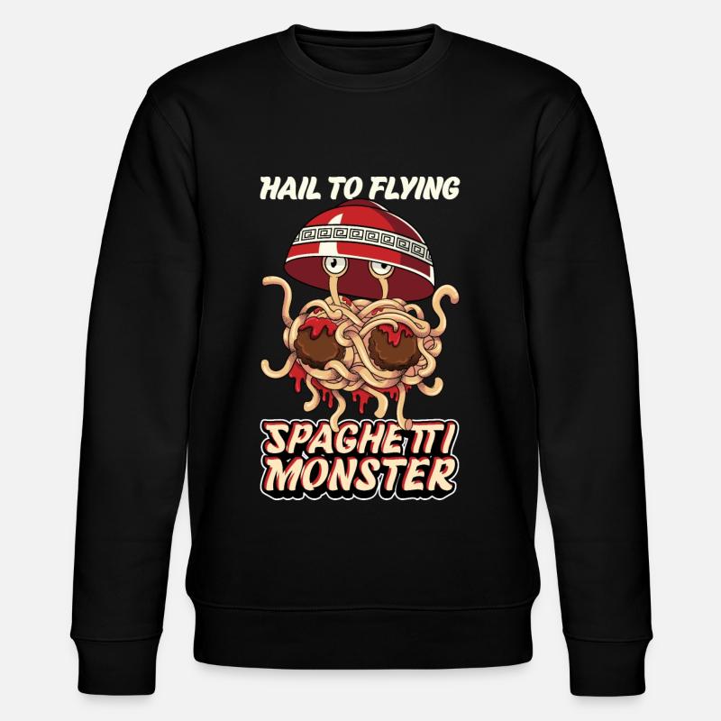 Le monstre spaghetti volant - Sweat bio CHANGER Stanley/Stella Unisexe - noir