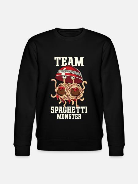 Flying Spaghetti Monster FSM - Stanley/Stella CHANGER Unisex Organic Sweatshirt - black