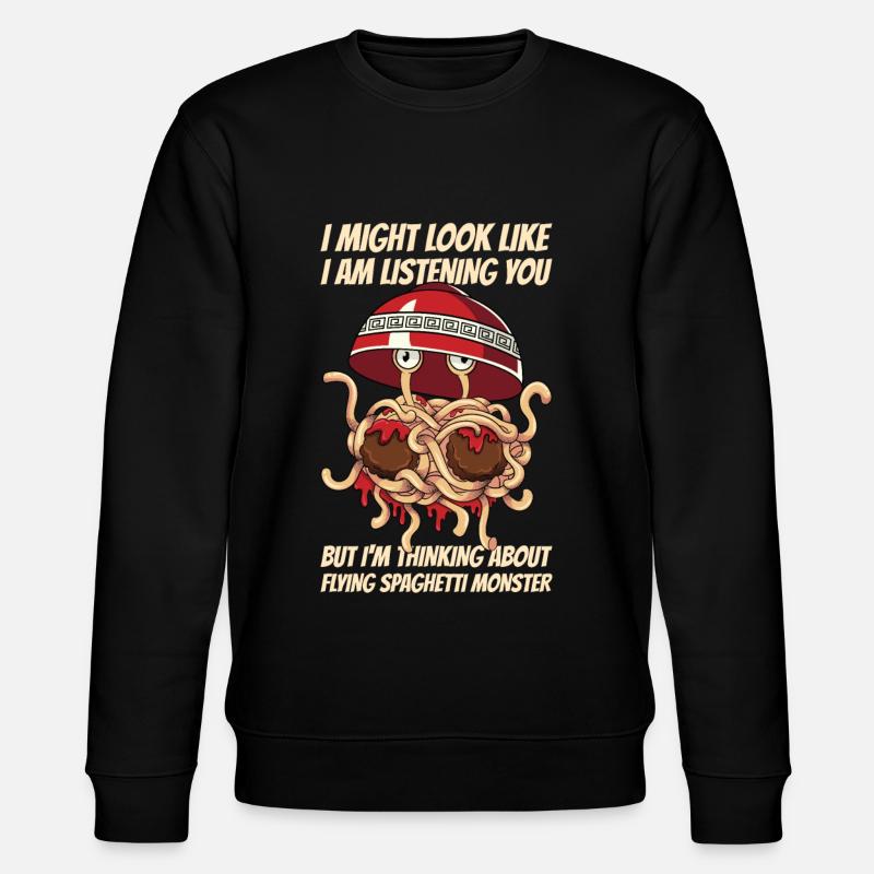 FSM Pastafarian - Sweat bio CHANGER Stanley/Stella Unisexe - noir