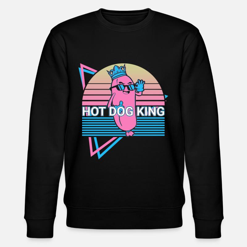 Hot-dog Hotdog Rétro - Sweat bio CHANGER Stanley/Stella Unisexe - noir