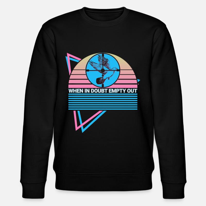 Drôle de chasse rétro - Sweat bio CHANGER Stanley/Stella Unisexe - noir