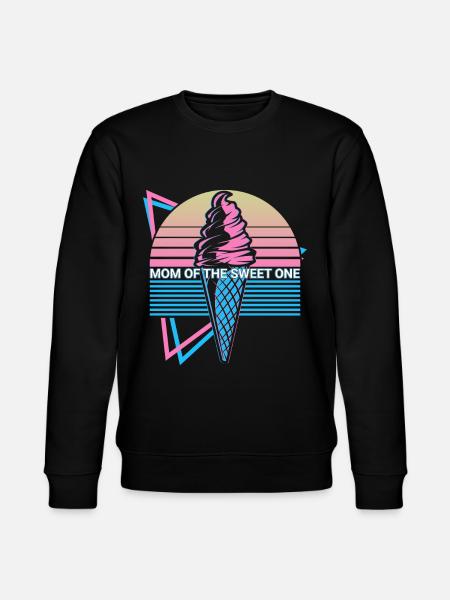 Ice Cream Retro - Stanley/Stella CHANGER Unisex Organic Sweatshirt - black