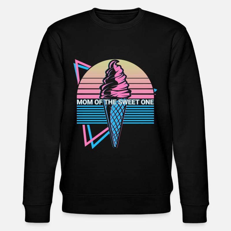Crème glacée rétro - Sweat bio CHANGER Stanley/Stella Unisexe - noir