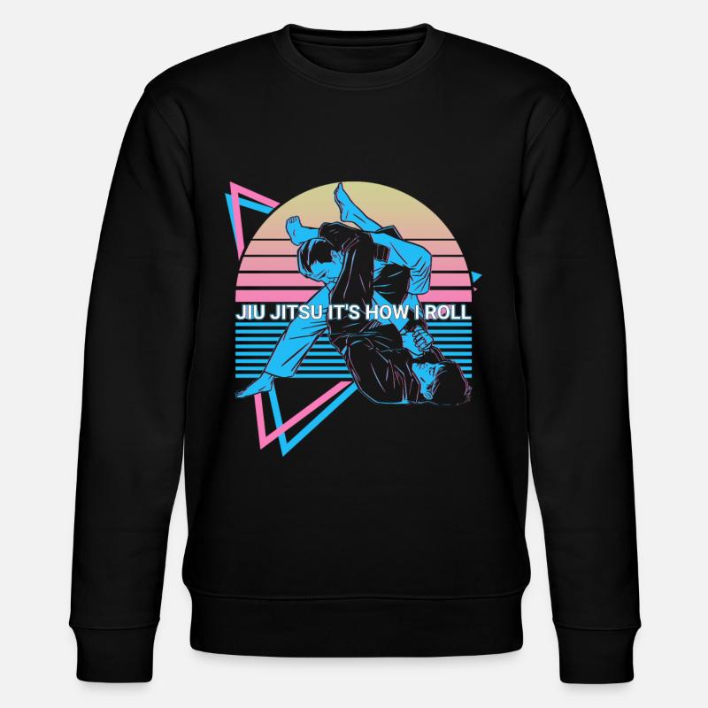 Jiu Jitsu Rétro Drôle - Sweat bio CHANGER Stanley/Stella Unisexe - noir