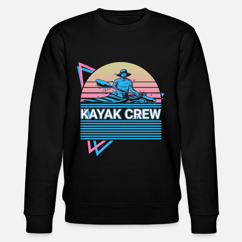 Kayak Kayak Rétro - Sweat bio CHANGER Stanley/Stella Unisexe - noir