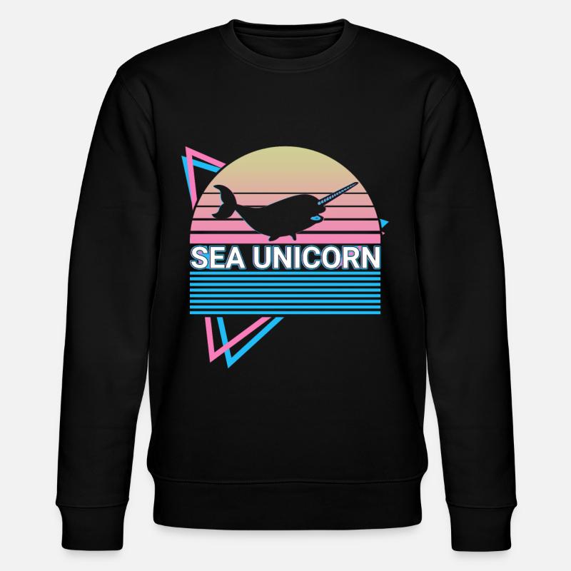 Narval Rétro - Sweat bio CHANGER Stanley/Stella Unisexe - noir