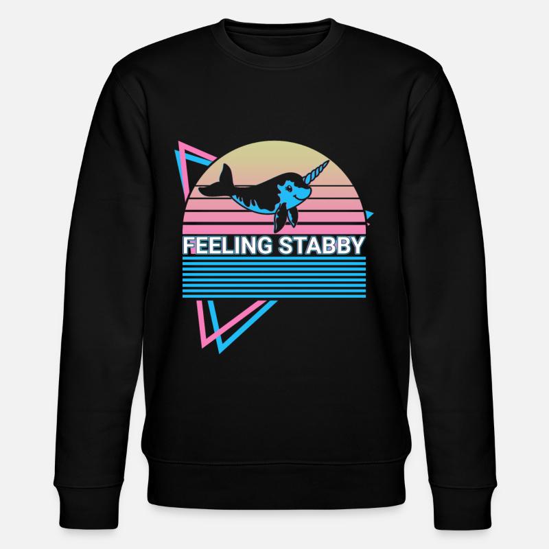 Narval Rétro - Sweat bio CHANGER Stanley/Stella Unisexe - noir