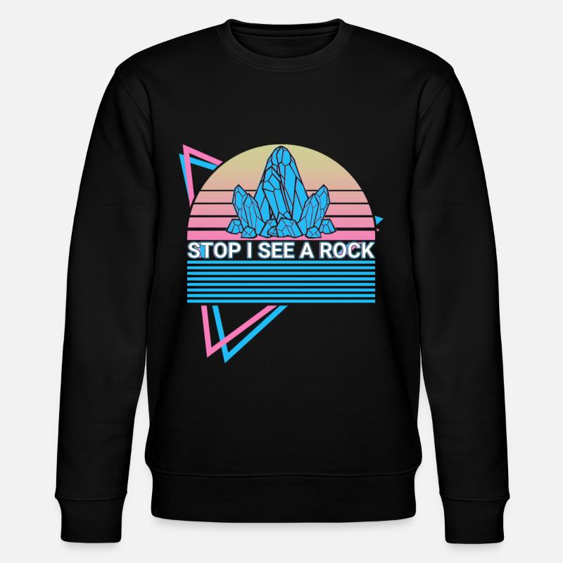 Rockhounding Rockhound Rétro - Sweat bio CHANGER Stanley/Stella Unisexe - noir