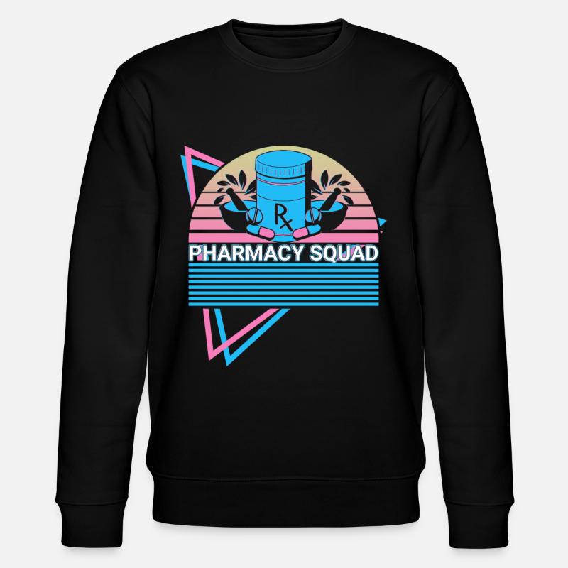 Apotheker Retro - Stanley/Stella Unisex Bio-Sweatshirt CHANGER  - Schwarz