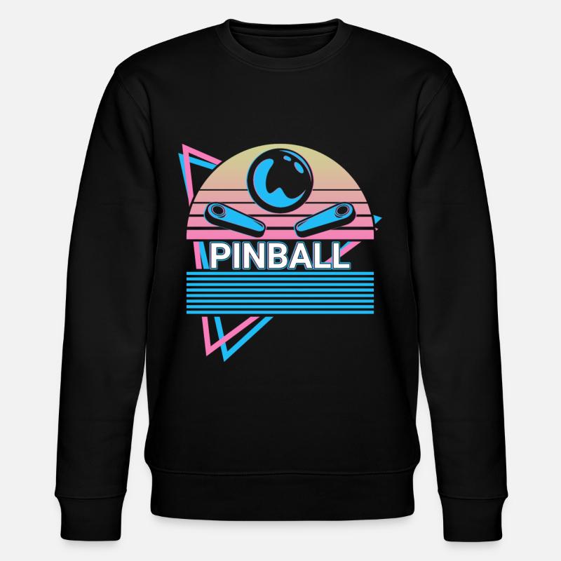 Pinball machine retro - Stanley/Stella CHANGER Unisex Organic Sweatshirt - black