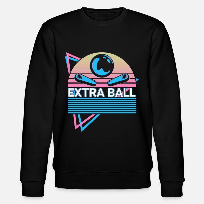 Pinball machine rétro - Sweat bio CHANGER Stanley/Stella Unisexe - noir