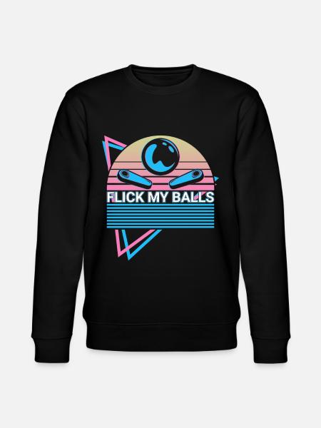 Pinball machine retro - Stanley/Stella CHANGER Unisex Organic Sweatshirt - black