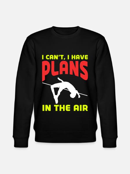 Pole vault Pole vaulter - Stanley/Stella CHANGER Unisex Organic Sweatshirt - black