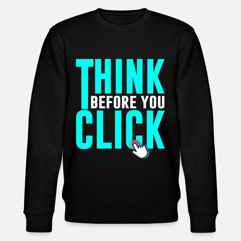 Cybersicherheit Hacking IT - Stanley/Stella Unisex Bio-Sweatshirt CHANGER  - Schwarz