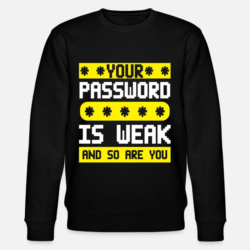 Cybersecurity, Hacking, IT - Stanley/Stella CHANGER Unisex Organic Sweatshirt - black