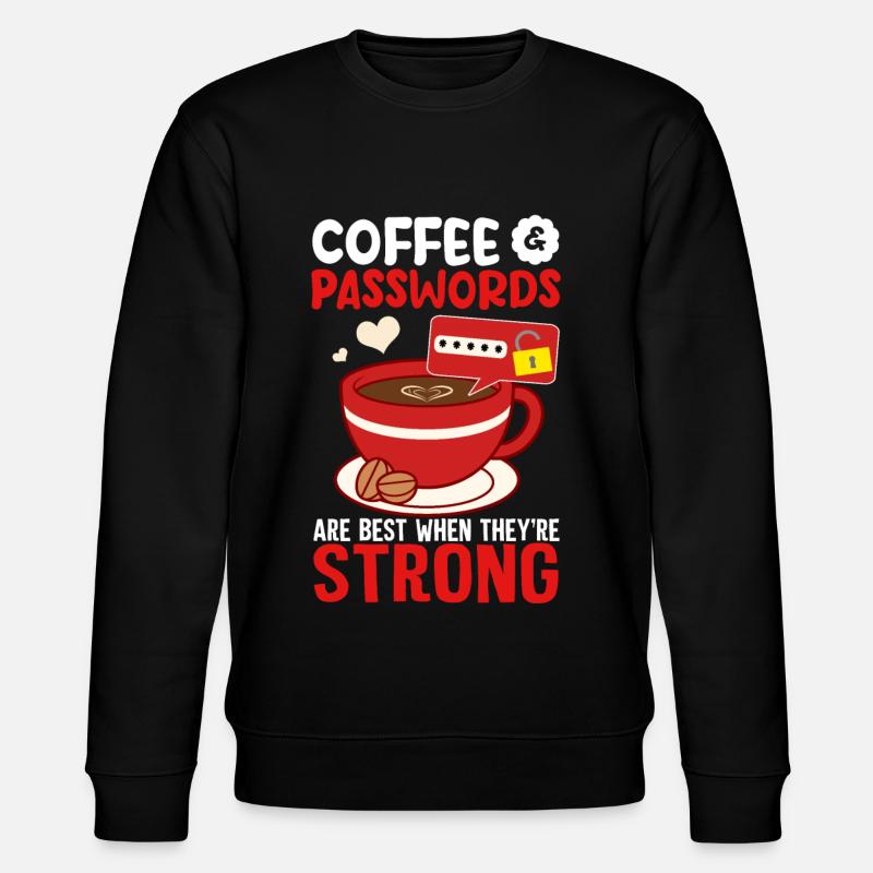 Cybersicherheit Hacking IT - Stanley/Stella Unisex Bio-Sweatshirt CHANGER  - Schwarz