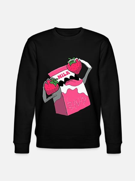 Bizarro Fiction Aesthetics Weirdcore Kawaii - Stanley/Stella CHANGER Unisex Organic Sweatshirt - black