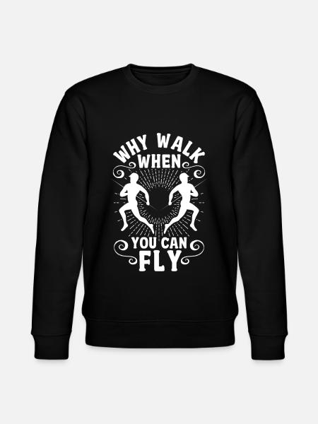 Pole vault Pole vaulter - Stanley/Stella CHANGER Unisex Organic Sweatshirt - black