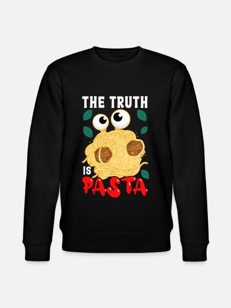Flying Spaghetti Monster FSM Pastafarian - Stanley/Stella CHANGER Unisex Organic Sweatshirt - black