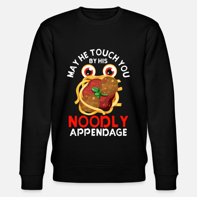 Flying Spaghetti Monster Pastafarian - Stanley/Stella CHANGER Unisex Organic Sweatshirt - black