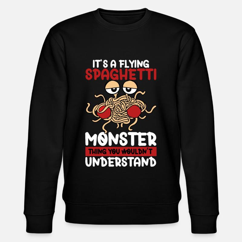 FSM Pastafarian - Sweat bio CHANGER Stanley/Stella Unisexe - noir