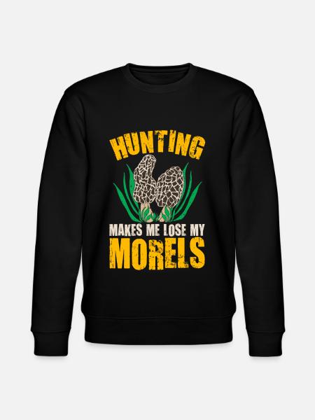 Mushroom hunter mushroom hunting - Stanley/Stella CHANGER Unisex Organic Sweatshirt - black