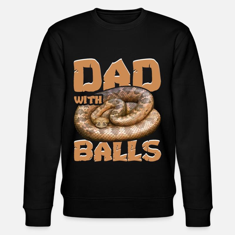 Serpent python royal - Sweat bio CHANGER Stanley/Stella Unisexe - noir