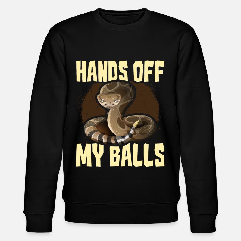 Serpent python royal - Sweat bio CHANGER Stanley/Stella Unisexe - noir