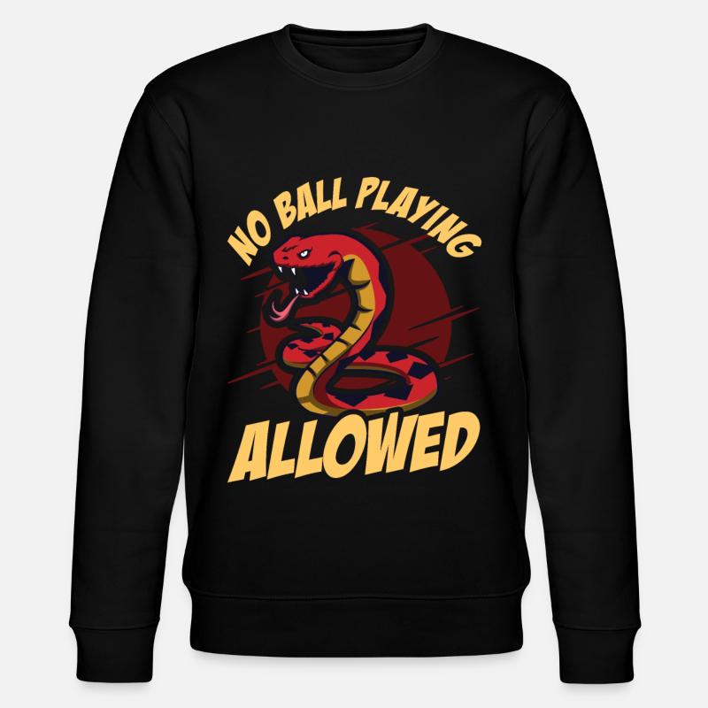 Serpent python royal - Sweat bio CHANGER Stanley/Stella Unisexe - noir