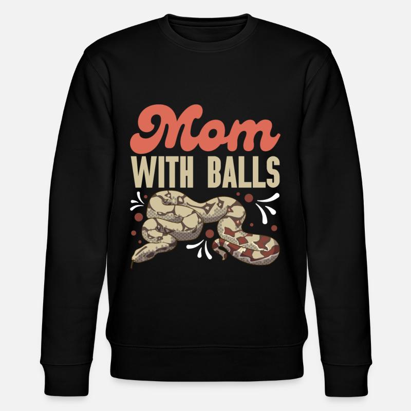 Serpent python boule - Sweat bio CHANGER Stanley/Stella Unisexe - noir