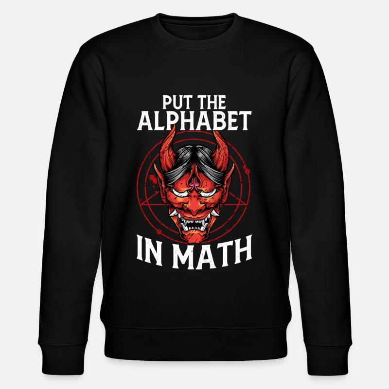 Funny Satanism Satanic Satan - Stanley/Stella CHANGER Unisex Organic Sweatshirt - black