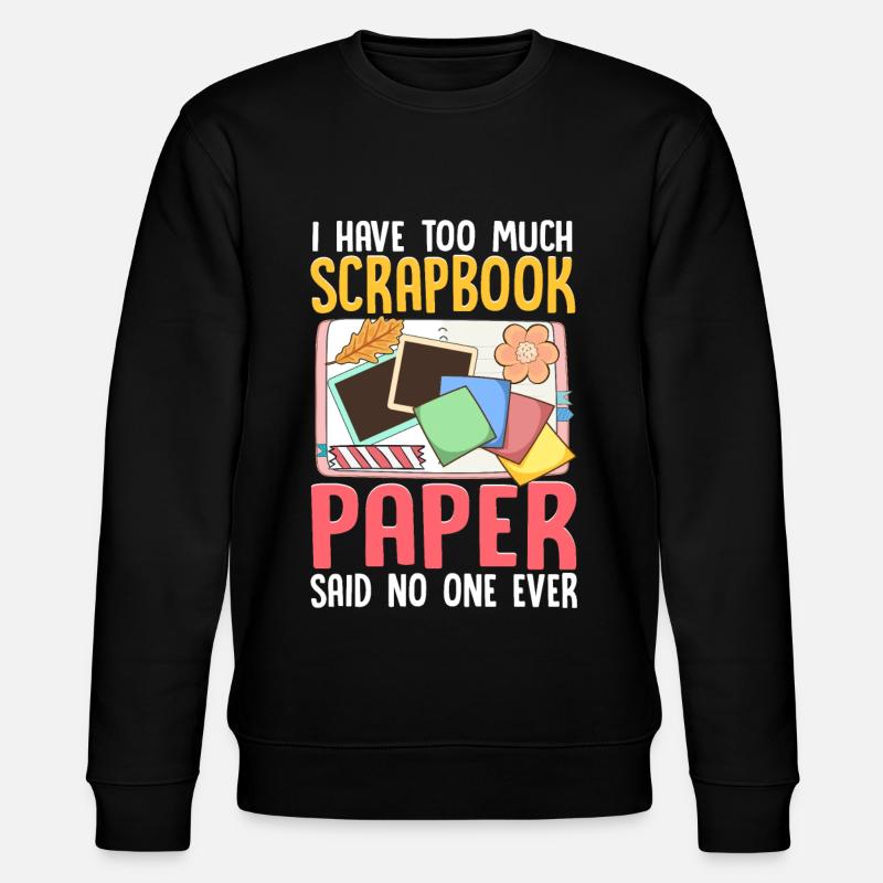 Scrapbooking Scrapbooker - Sweat bio CHANGER Stanley/Stella Unisexe - noir