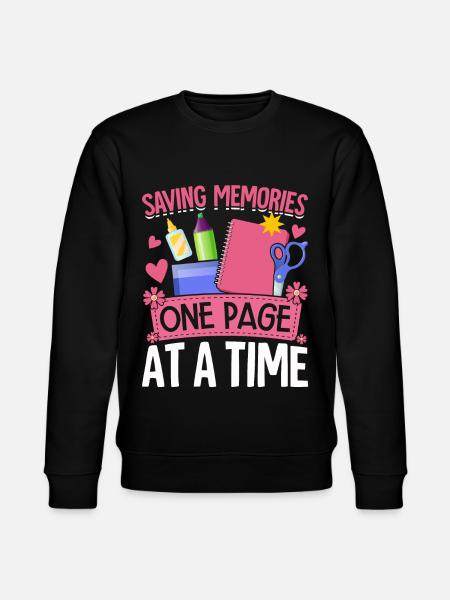Scrapbooking Scrapbooker - Stanley/Stella CHANGER Unisex Organic Sweatshirt - black