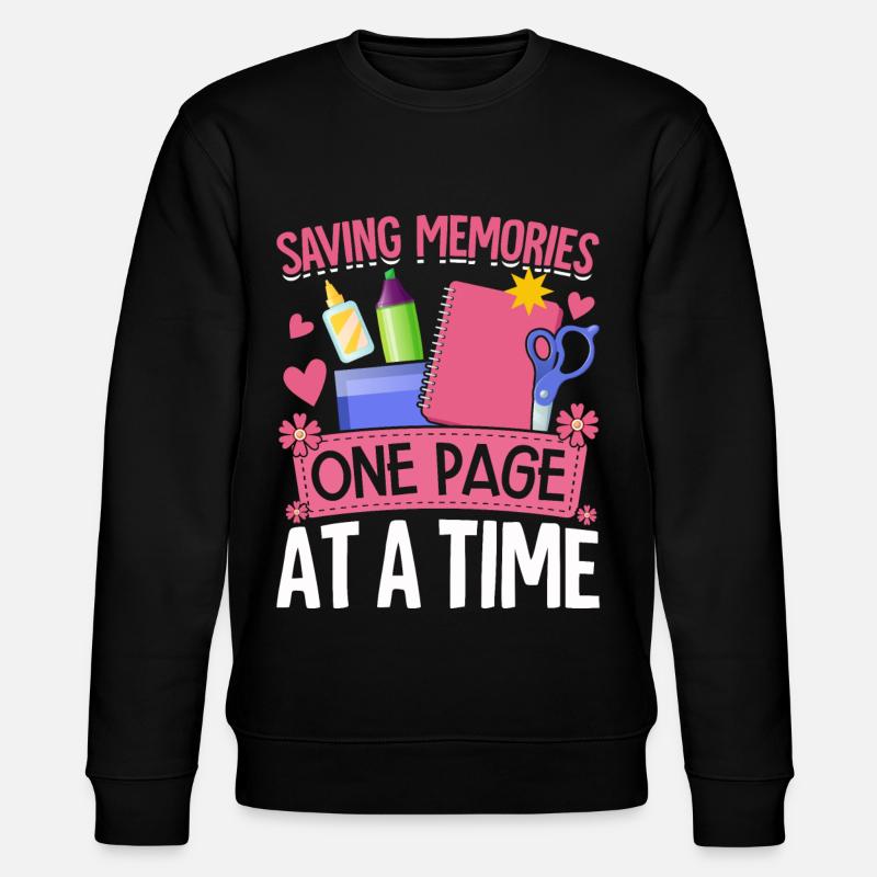 Scrapbooking Scrapbooker - Stanley/Stella CHANGER Unisex Organic Sweatshirt - black