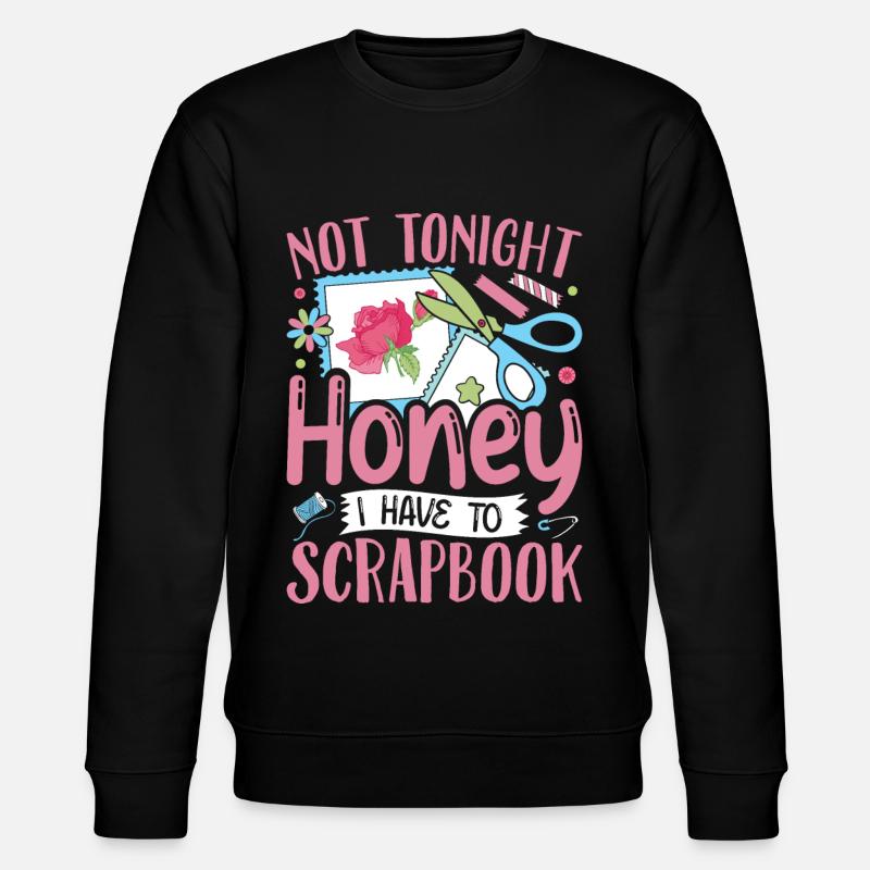 Scrapbooking Scrapbooker - Stanley/Stella Unisex Bio-Sweatshirt CHANGER - Schwarz