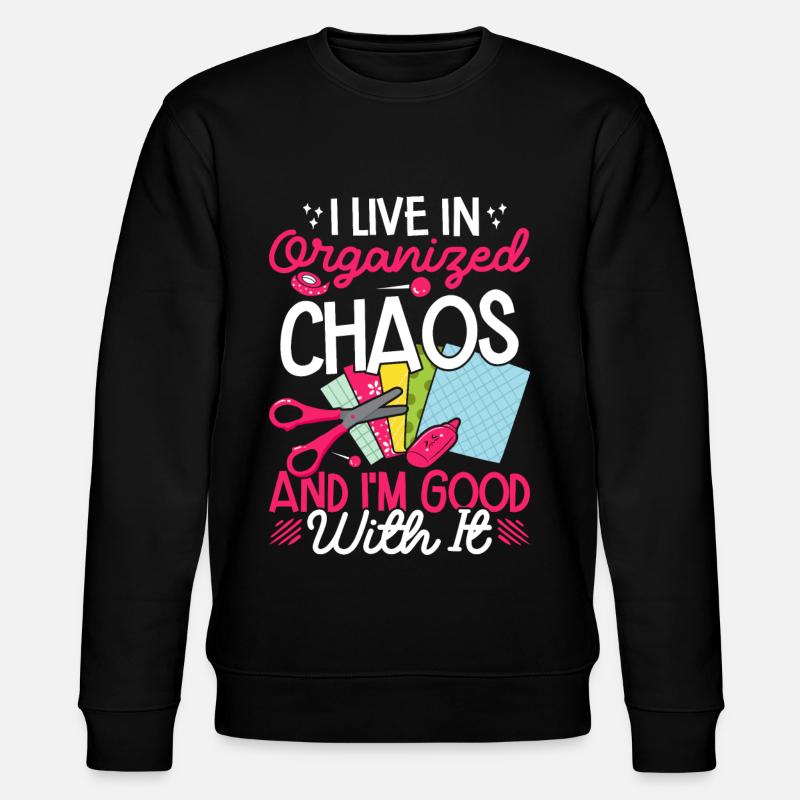Scrapbooking Scrapbooker - Stanley/Stella CHANGER Unisex Organic Sweatshirt - black