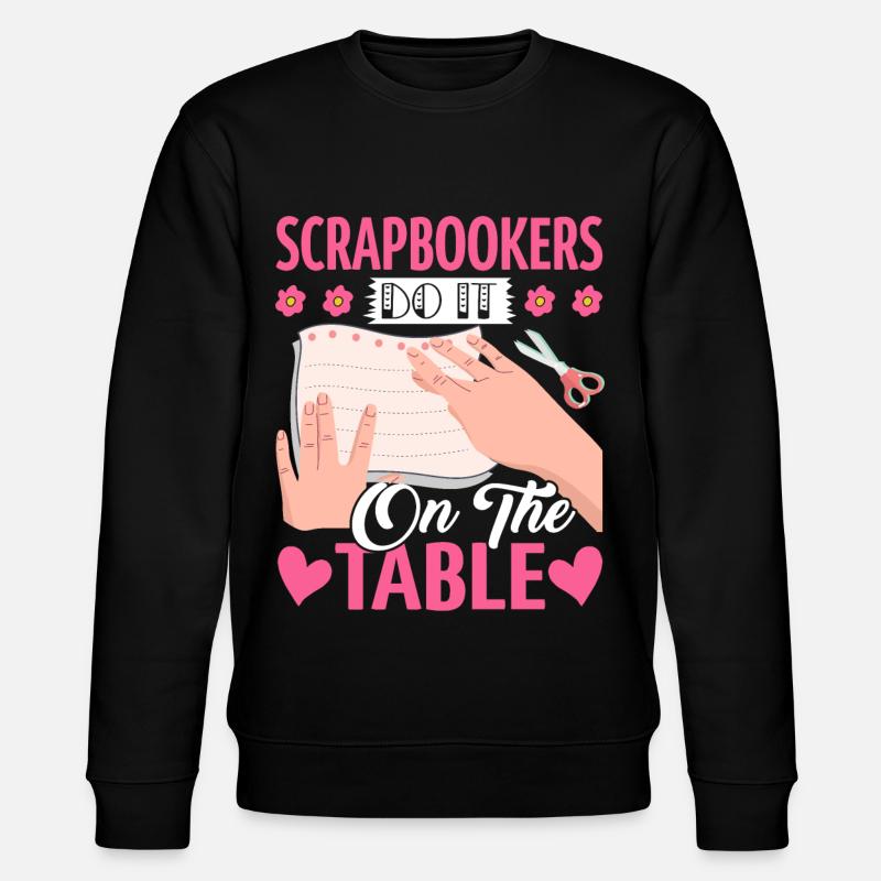 Scrapbooking - Stanley/Stella CHANGER Unisex Organic Sweatshirt - black