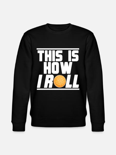 Bocce Ball Player - Stanley/Stella CHANGER Unisex Organic Sweatshirt - black