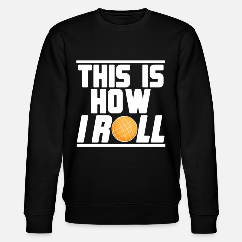 Bocce Ball Player - Stanley/Stella CHANGER Unisex Organic Sweatshirt - black