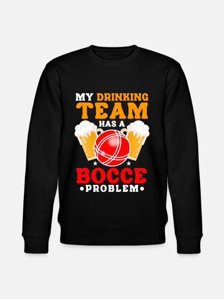 Funny bocce ball player - Stanley/Stella CHANGER Unisex Organic Sweatshirt - black
