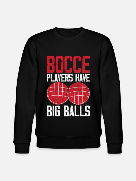 Funny bocce player - Stanley/Stella CHANGER Unisex Organic Sweatshirt - black
