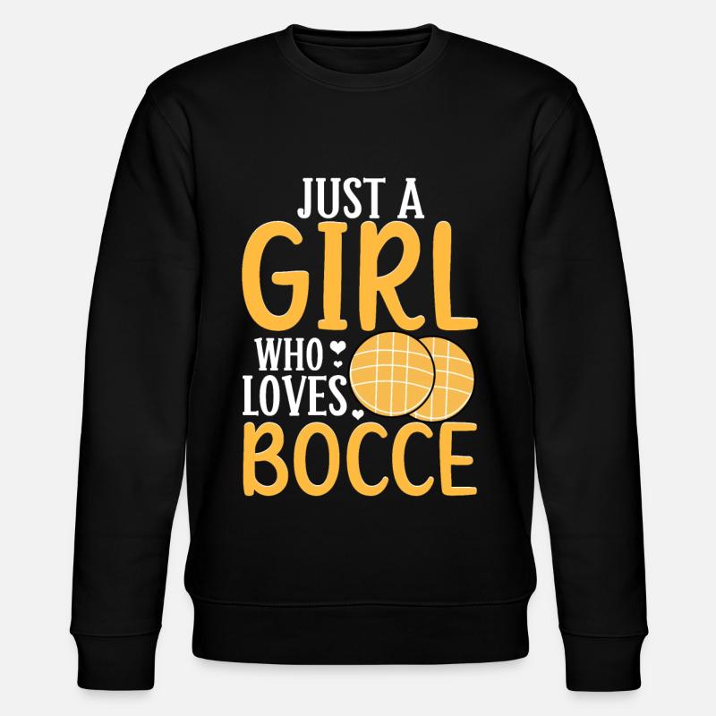 Bocce Ball Spieler - Stanley/Stella Unisex Bio-Sweatshirt CHANGER  - Schwarz