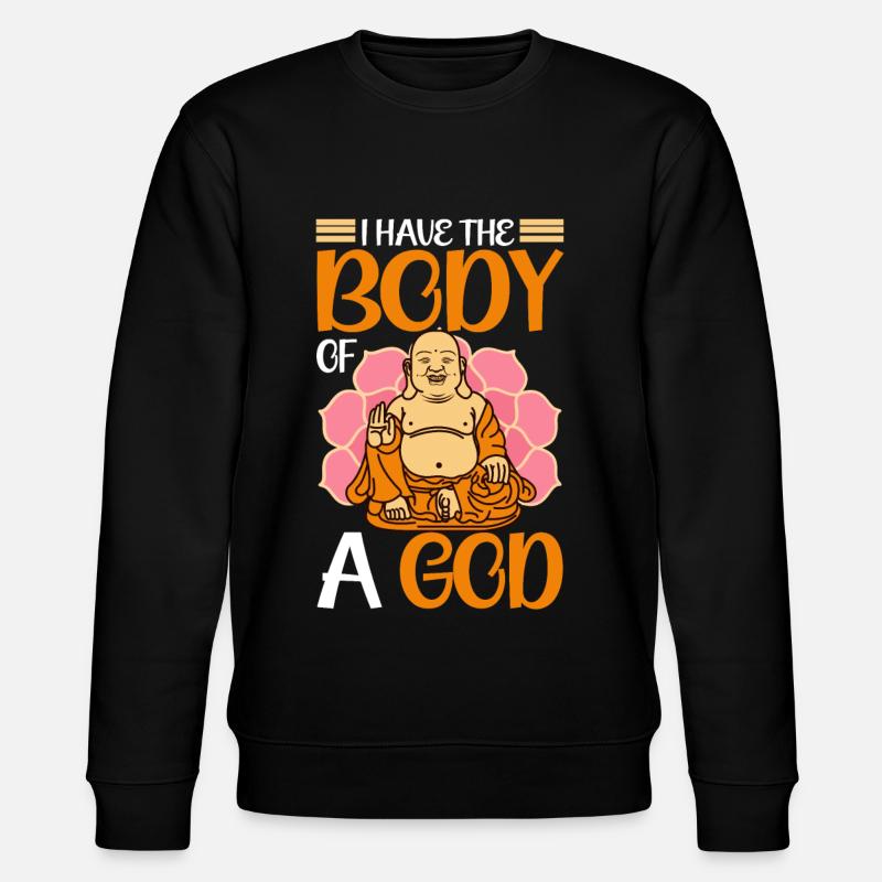 Buddhism Buddhist Buddha - Stanley/Stella CHANGER Unisex Organic Sweatshirt - black