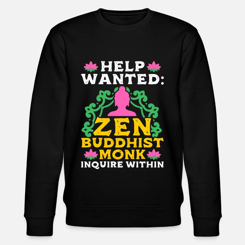 Bouddhisme Bouddha - Sweat bio CHANGER Stanley/Stella Unisexe - noir