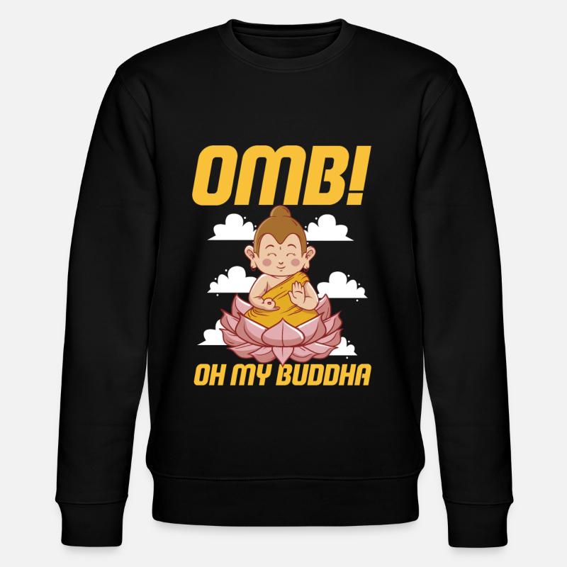 Buddhismus Buddhist - Stanley/Stella Unisex Bio-Sweatshirt CHANGER  - Schwarz