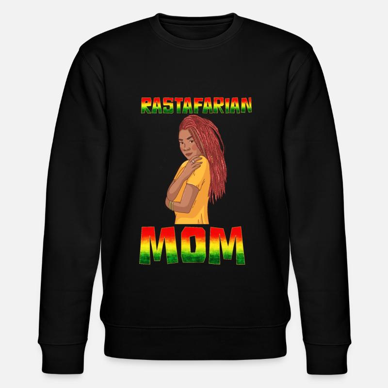 Rastafari Rasta - Stanley/Stella Unisex Bio-Sweatshirt CHANGER  - Schwarz