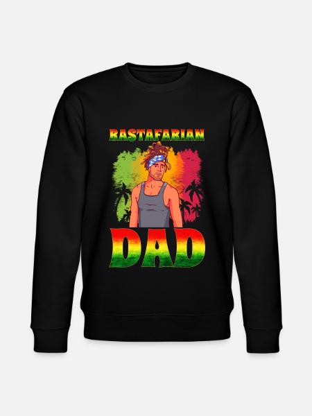 Rastafari Rasta - Stanley/Stella CHANGER Unisex Organic Sweatshirt - black
