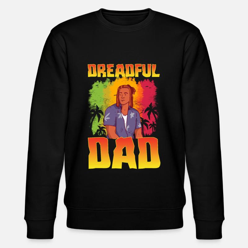 Rastafari Rastafarian Rasta - Stanley/Stella CHANGER Unisex Organic Sweatshirt - black