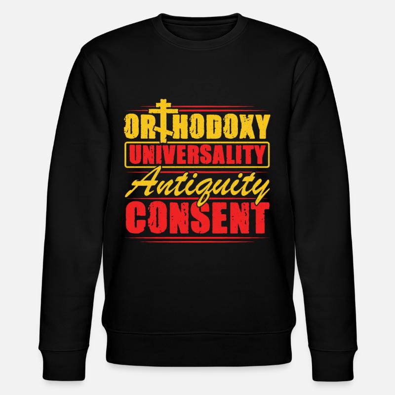 Orthodox - Stanley/Stella CHANGER Unisex Organic Sweatshirt - black