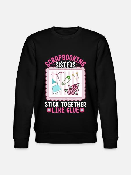 Scrapbooker - Stanley/Stella Unisex Bio-Sweatshirt CHANGER - Schwarz